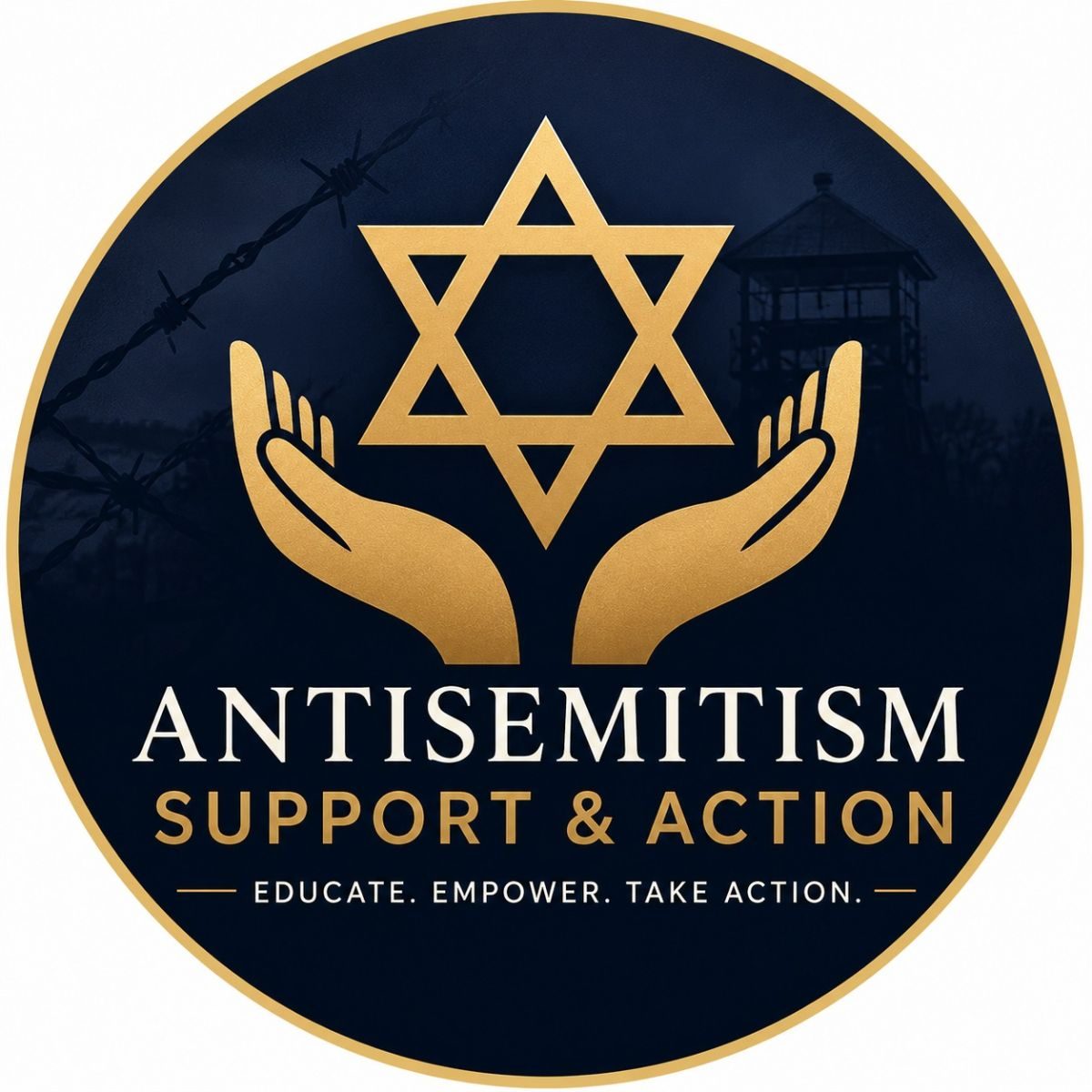 Antisemitism Support and Action Logo