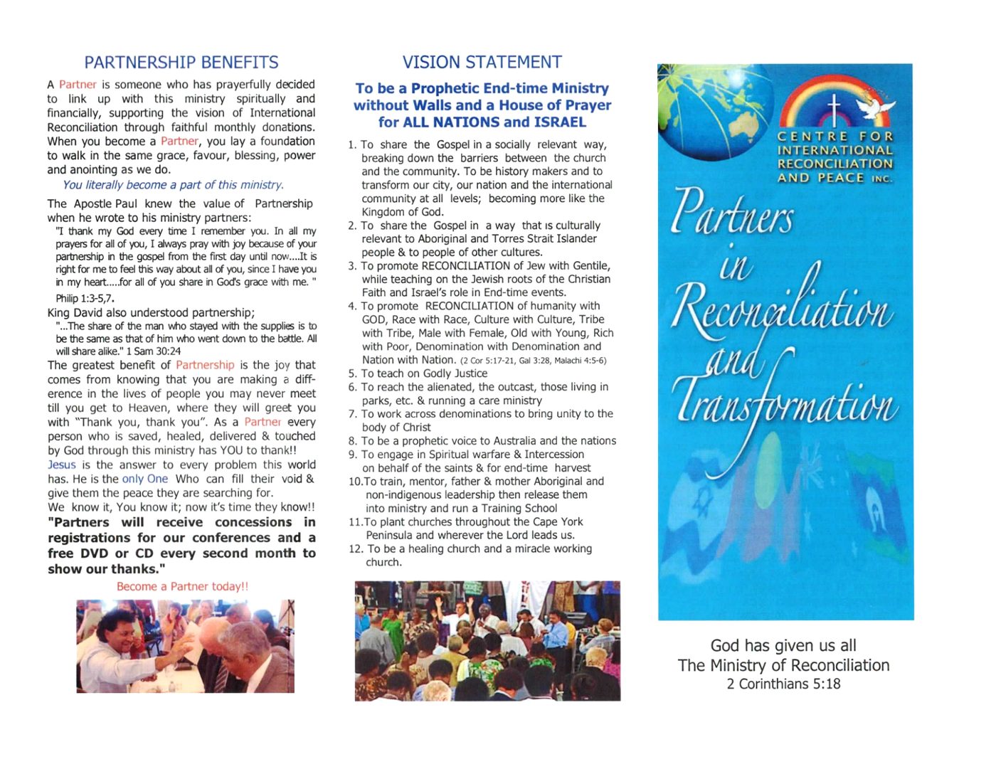 Partner flier cover